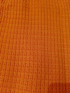 Orange Knit Tank Top
