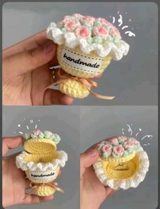 Handmade Crochet Ring Box