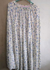 Pinteresty long skirt🤍🩵