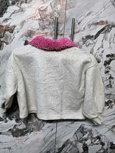 Sweet Bunny ☃️☃️36 Cropped Sweatshirt