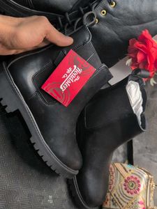 Roadster Black Buckle Chelsea Boots size 36