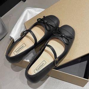 MaryJane Black buckle Bow Ballerinas🩰