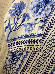 Blue Floral Print co ord set