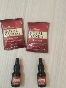 Santoor Sandal  Serum and face pack com