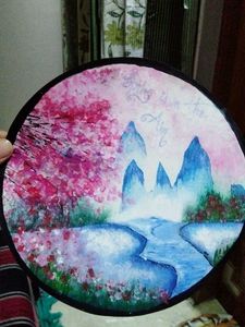Handmade Spring Landscape Painting