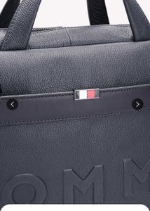 Tommy Hilfiger Black Leather Crossbody Bag