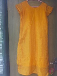 yellowish Orange Kurta
