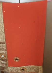 Orange Saree with blouse