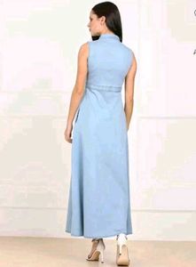 tokyo talkies Denim Blue Maxi Dress