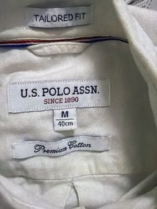 U.S POLO ASSN Men's Classic White Button-Down Shir