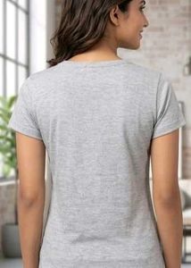 Cute "Teddy Bear" Grid Print Casual Cotton Tee