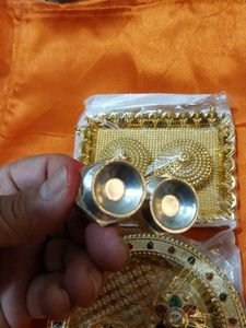 Decorative Pooja Thali Set