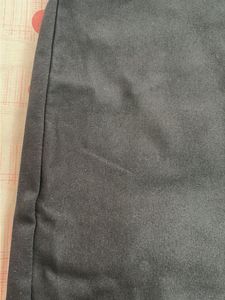 Black Button Detail Skirt