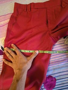 Maroon Trousers premium cloth worth 2k₹ self made