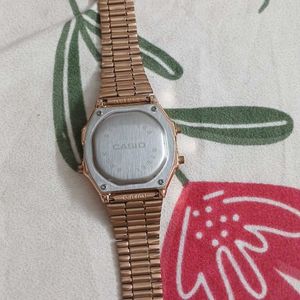 Casio Rose Gold Digital Watch