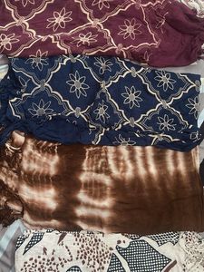 Set of 4 Printed Dupattas
