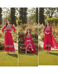 Price reduced Elegant Pink Embroidered Suit