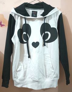 ✅ KOOK N KEECH White & Black Panda Sweatshirt For Women || Large Size🔥