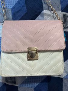 Chic Chevron Quilted Crossbody Bag