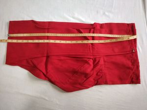 Red Chudidar Bottom