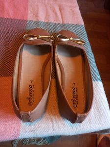 Cute Asena Collection Tan Flats