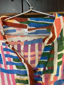 Colorful Patterned Tunic Top