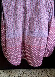 Patterned Button-Down Shirt