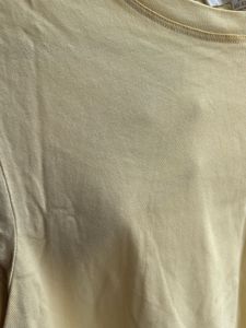 Soft Yellow Crew Neck Short T-Shirt