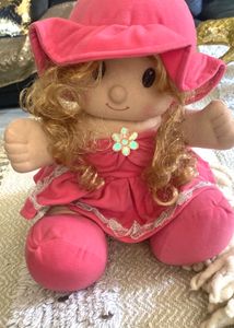 Cute Pink Doll with Hat