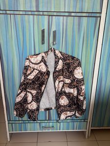 Chic Printed Bomber Jacket