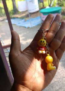 Smiley Face Keychain