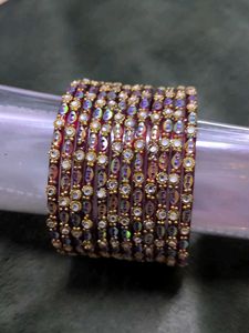 Colorful Beaded Bangle Set
