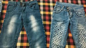Lot of 3 Girls' Jeans
