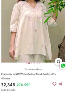 Embroidered Kurta with Palazzo Set