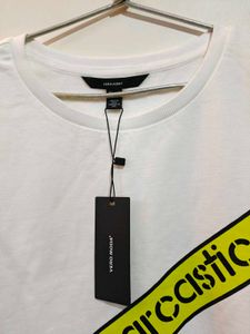 Mango White Sarcastic Graphic Sweatshirt