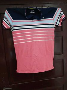 Men's Striped Polo T-Shirt