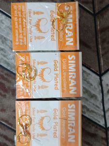 big offr 🥳🥳🥳Simran Gold Plated Earrings   Combo