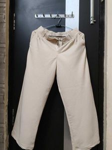 Stylish Beige Palazzo Pants