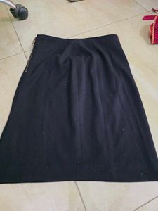 Classic Black A-Line Skirt