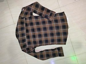 Stylish Boys Plaid Shirt