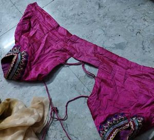 Vibrant Ombre Patterned Saree