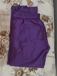 Beautiful Purple Embroidered Kurta Set