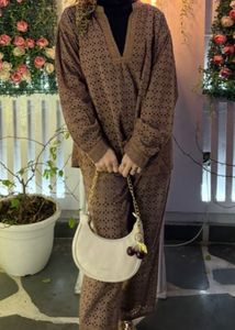 Brown stylish cord set