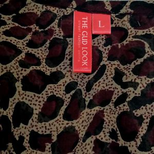 Chic Leopard Print Blouse Top