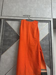 Vibrant Color Block Sleeveless Kurta