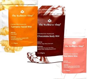 Wellness facial,Body and Bikni wax powder kit