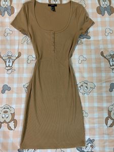 Womens Camel Henly Dress
