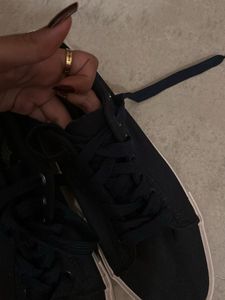 UNISEX Navy Blue Canvas Sneakers