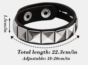 Studded Leather Bracelet