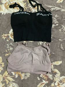 Bundle of 2 Women's Crop Tops/Sports Bras